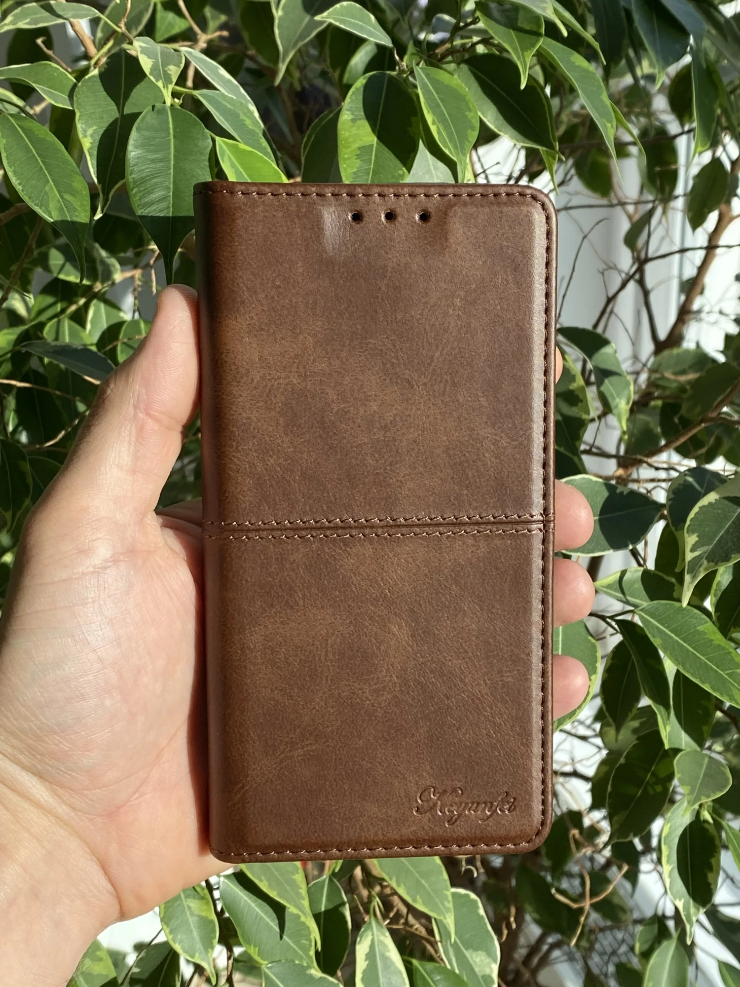 Тёмно-коричневый чехол книжка elitcase для Samsung A52 и A52S 5G / Самсунг А52 и А52S 5G