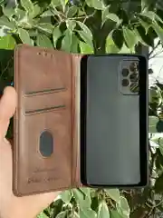 Тёмно-коричневый чехол книжка elitcase для Samsung A52 и A52S 5G / Самсунг А52 и А52S 5G