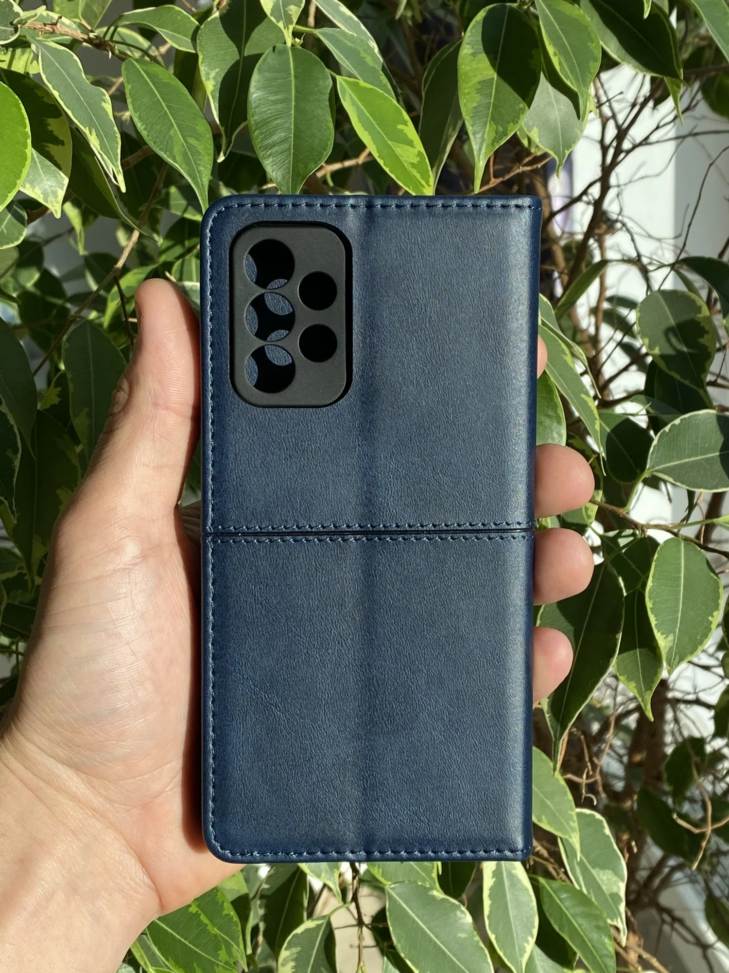 Синий чехол книжка elitcase для Samsung A52 и A52S 5G / Самсунг А52 и А52S 5G