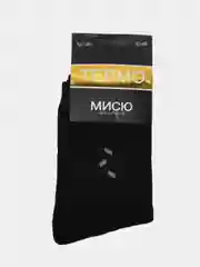 Черный мужские теплые махровые термо-носки
