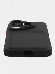 Черный чехол для Huawei Pura 70 Pro / Pura 70 Pro+ (Хуавей Pura 70 Про), с карманом для карт