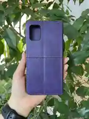 Фиолетовый чехол книжка elitcase для Samsung A51 / Самсунг А51