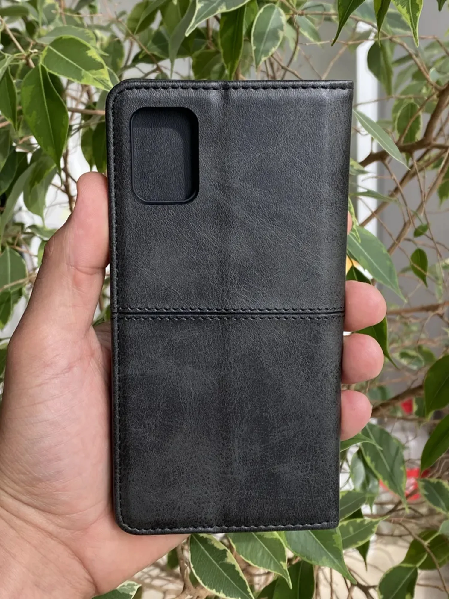 Черный чехол книжка elitcase для Samsung A51 / Самсунг А51