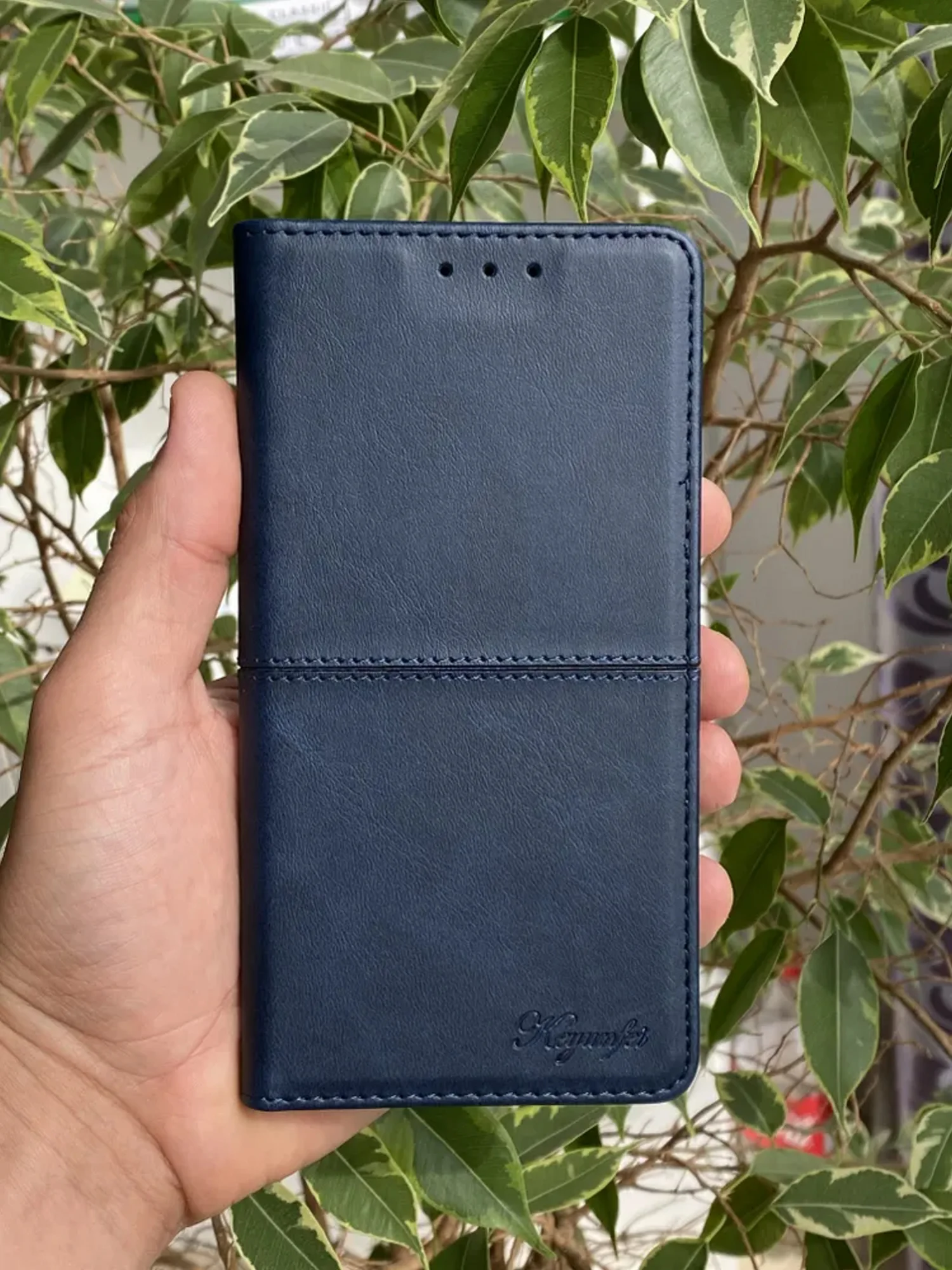 Синий чехол книжка elitcase для Samsung A51 / Самсунг А51