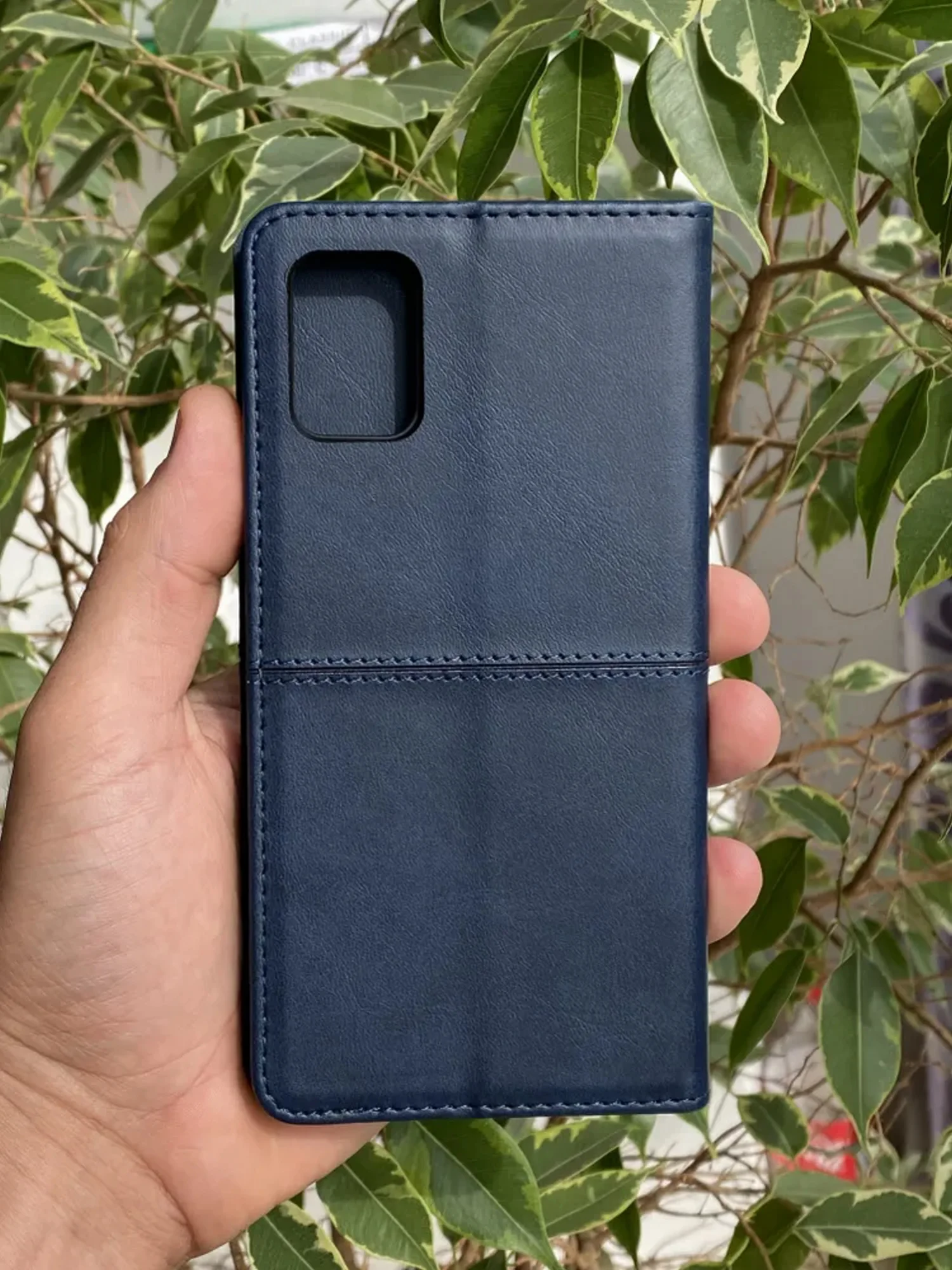 Синий чехол книжка elitcase для Samsung A51 / Самсунг А51