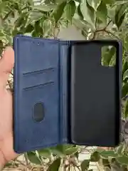 Синий чехол книжка elitcase для Samsung A51 / Самсунг А51