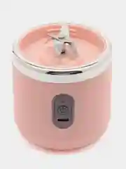 Соковыжималка портативная, шейкер электрический, USB кабель + стакан  400 мл / розовый