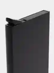 Черный металлический Картхолдер с RFID защитой банковских карт от считывания