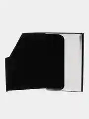 Черный картхолдер "Magnetic Card Holder" из стали для пластиковых карт и визиток
