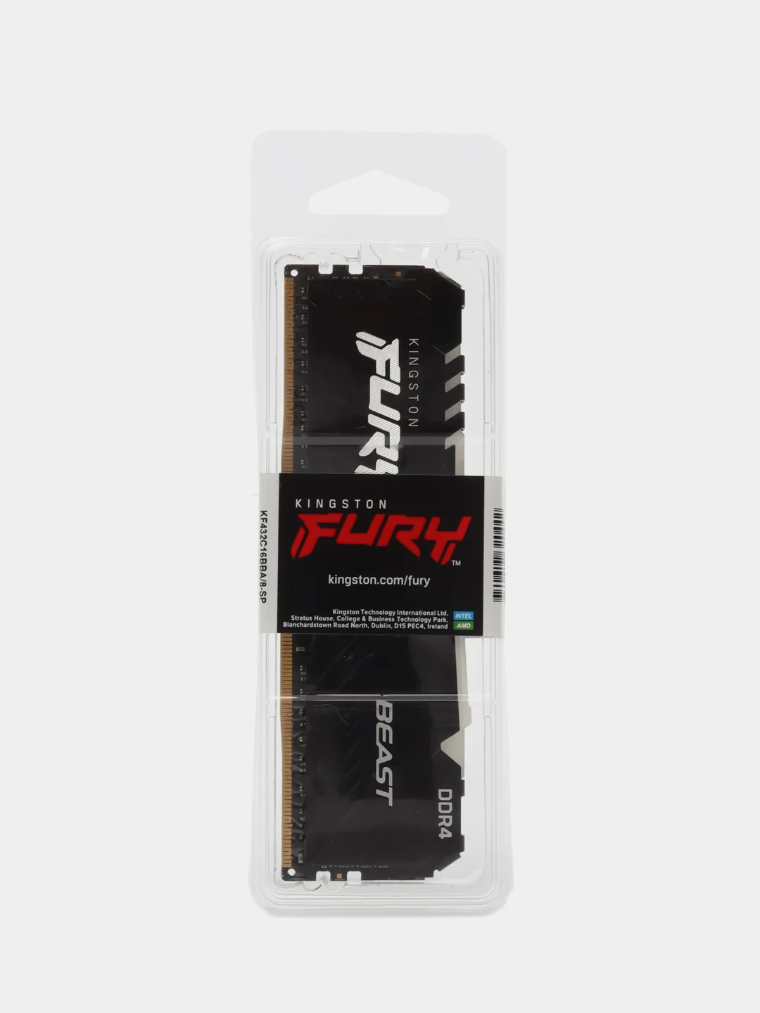 Kingston Fury оперативная память Beast ARGB(С подсветкой ) DDR4, 3200 МГц, 8 GB