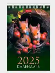 Календарь-домик настольный на гребне 105*160мм 2025 год