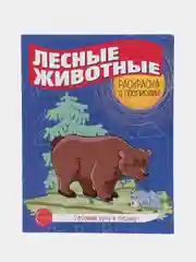 Готовим руку к письму Раскраска с прописями Лесные животные