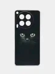 Шоколадный чехол на Tecno Camon 30 4G / Текно Камон 30 4G прозрачный, с рисунком, защита камеры