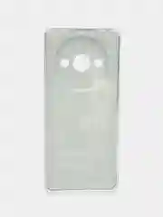 Оливковый чехол на Redmi A3/Poco C61 / Редми А3/Поко С61 прозрачный, с рисунком, защита камеры