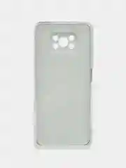 Серый металлик чехол на Xiaomi Poco X3/Poco X3 Pro / Сяоми Поко X3/Поко Х3 Про прозрачный, защита камеры