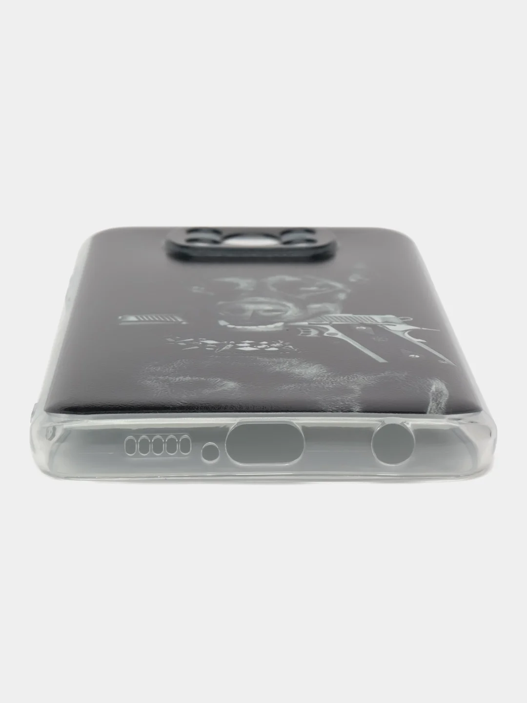 Серый металлик чехол на Xiaomi Poco X3/Poco X3 Pro / Сяоми Поко X3/Поко Х3 Про прозрачный, защита камеры