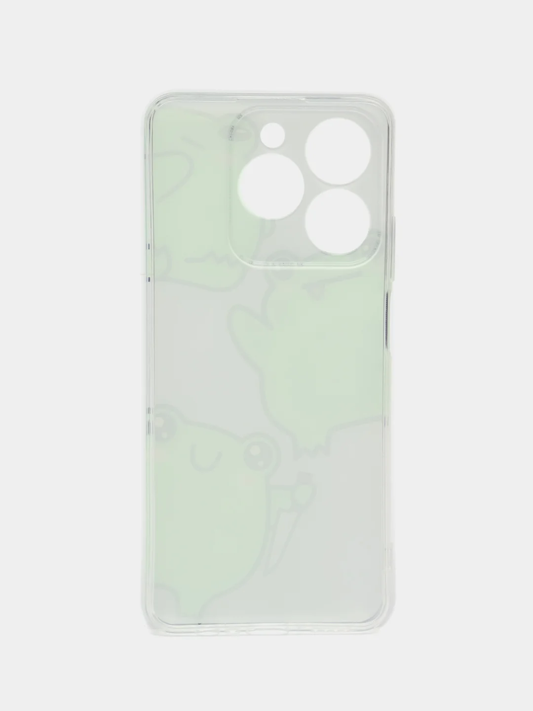 Лавандовый чехол на Realme C61 4G (Global) / Realme C61 4G прозрачный, с принтом, защита камеры