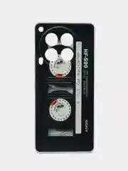 Хром чехол на Tecno Camon 30 5G / Текно Камон 30 5G прозрачный, с рисунком, защита камеры