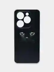 Шоколадный чехол на Infinix Smart 8/8 HD/HOT 40i / Инфиникс Смарт 8/8 HD/Хот 40i прозрачный
