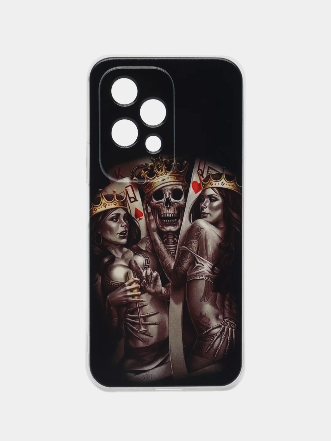 Оливковый чехол на Honor 200 Lite / Хонор 200 Лайт прозрачный, с рисунком, защита камеры