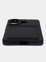 Черный чехол для Xiaomi POCO F6 (Поко Ф6), с карманом для карт