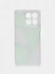 Лавандовый силиконовый чехол на Honor X6b / Хонор X6b прозрачный, с принтом, защита камеры