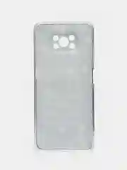 Серый чехол на Xiaomi Poco X3/Poco X3 Pro / Сяоми Поко X3/Поко Х3 Про прозрачный, защита камеры