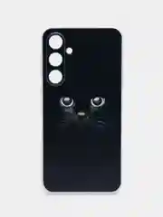 Шоколадный чехол на Samsung Galaxy A55 5G / Самсунг Галакси А55 5G прозрачный, с рисунком