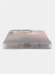 Кораллово-розовый чехол на Realme C61 4G (Global) / Realme C61 4G прозрачный, с принтом, защита камеры