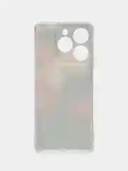 Кораллово-розовый чехол на Realme C61 4G (Global) / Realme C61 4G прозрачный, с принтом, защита камеры