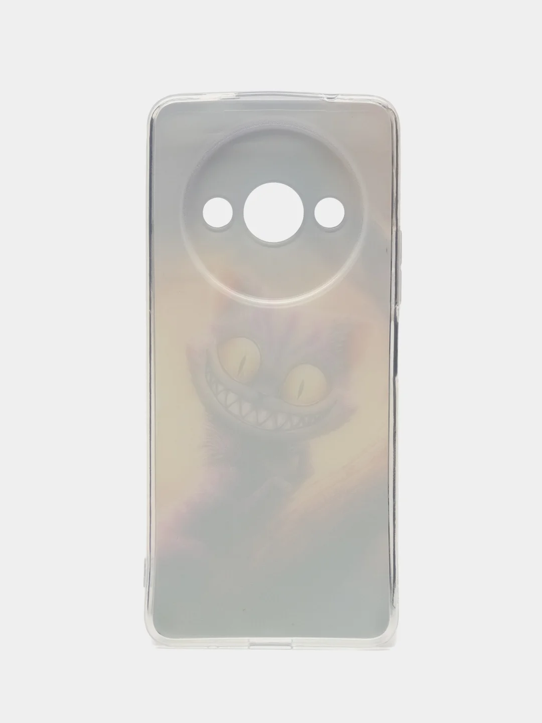 Индиго чехол на Redmi A3/Poco C61 / Редми А3/Поко С61 прозрачный, с рисунком, защита камеры