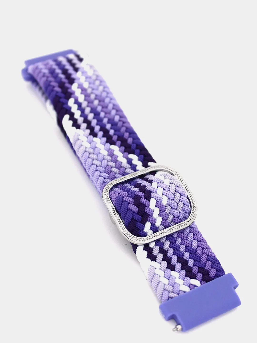 Аметистовый плетеный нейлоновый ремешок для Xiaomi Amazfit Bip, Samsung Gear, Huawei Watch, 20 / 22 мм