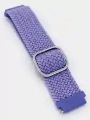 Сиреневый плетеный нейлоновый ремешок для Xiaomi Amazfit Bip, Samsung Gear, Huawei Watch, 20 / 22 мм