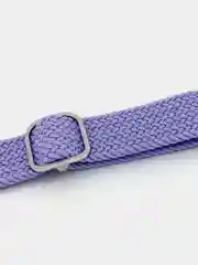 Сиреневый плетеный нейлоновый ремешок для Xiaomi Amazfit Bip, Samsung Gear, Huawei Watch, 20 / 22 мм