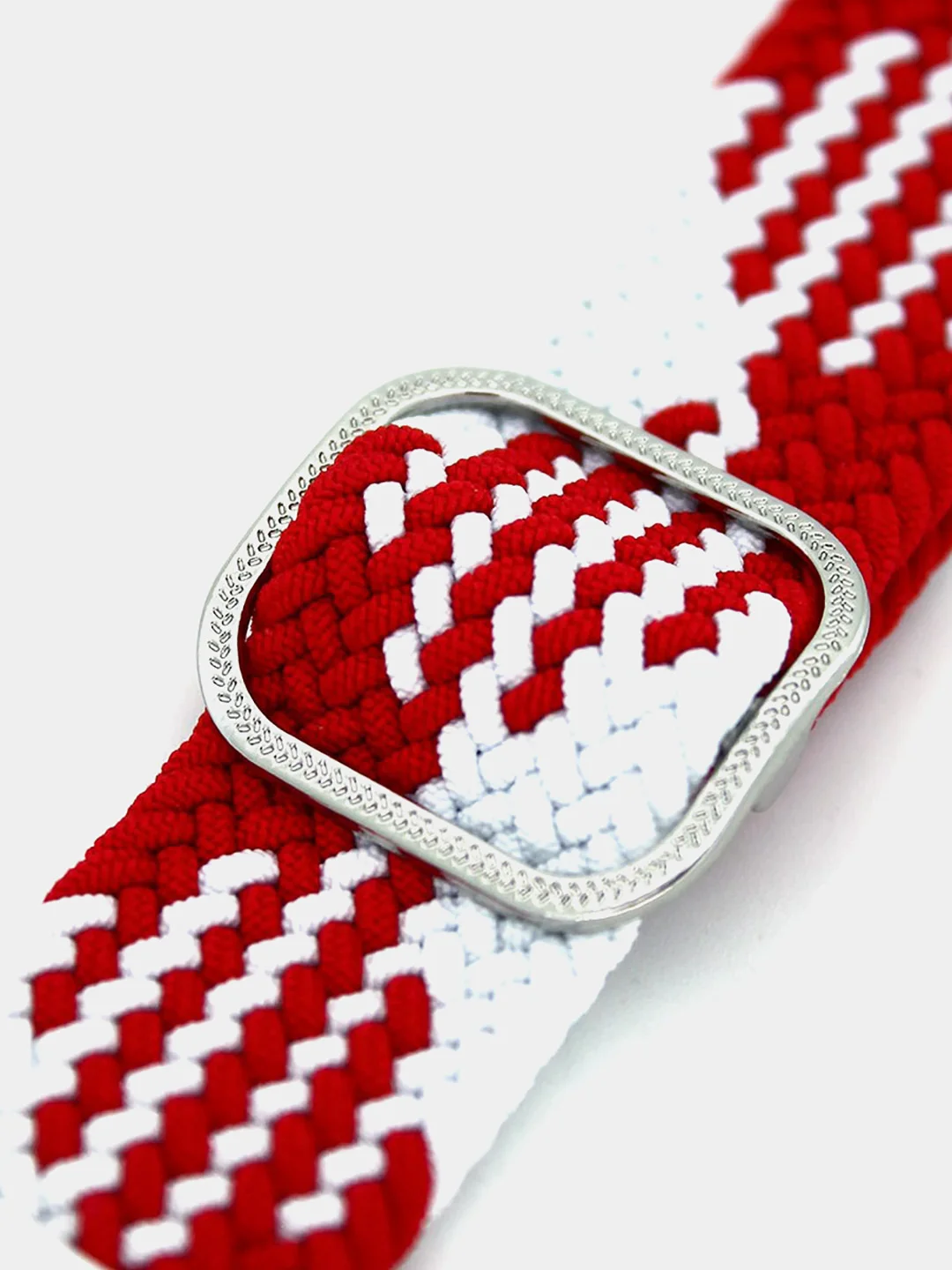 Алый плетеный нейлоновый ремешок для Xiaomi Amazfit Bip, Samsung Gear, Huawei Watch, 20 / 22 мм