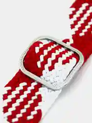Алый плетеный нейлоновый ремешок для Xiaomi Amazfit Bip, Samsung Gear, Huawei Watch, 20 / 22 мм