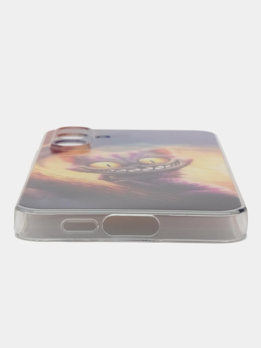 Индиго чехол на Samsung Galaxy A55 5G / Самсунг Галакси А55 5G прозрачный, с рисунком