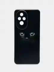Шоколадный силиконовый чехол на Honor 200 / Хонор 200 прозрачный, с принтом, защита камеры