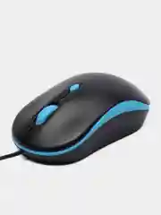 Голубой perfeo мышь оптическая "MOUNT", 4 кн, DPI 800-1600, USB, чёрно-голубой / чёрно-жёлтый