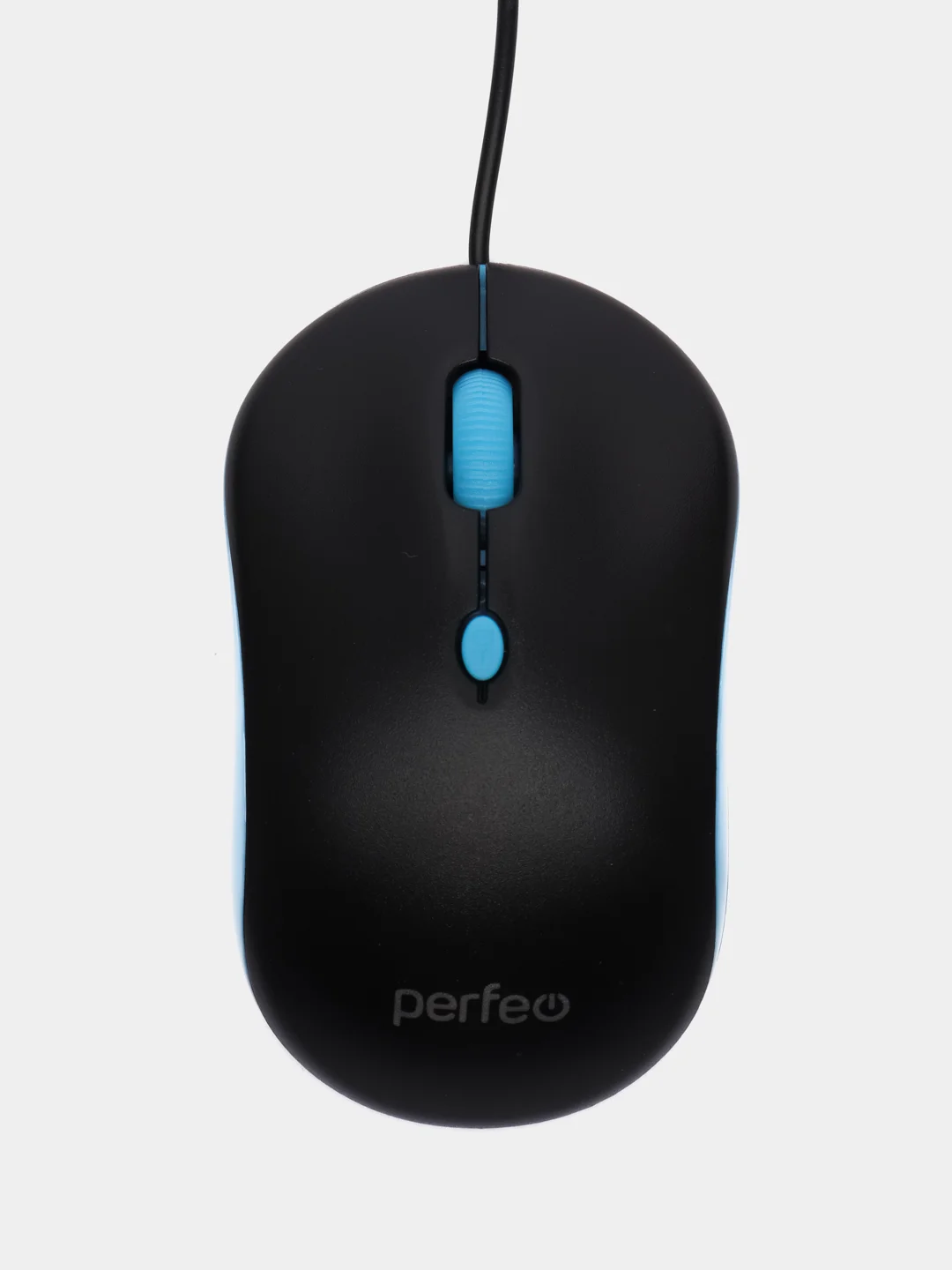 Голубой perfeo мышь оптическая "MOUNT", 4 кн, DPI 800-1600, USB, чёрно-голубой / чёрно-жёлтый