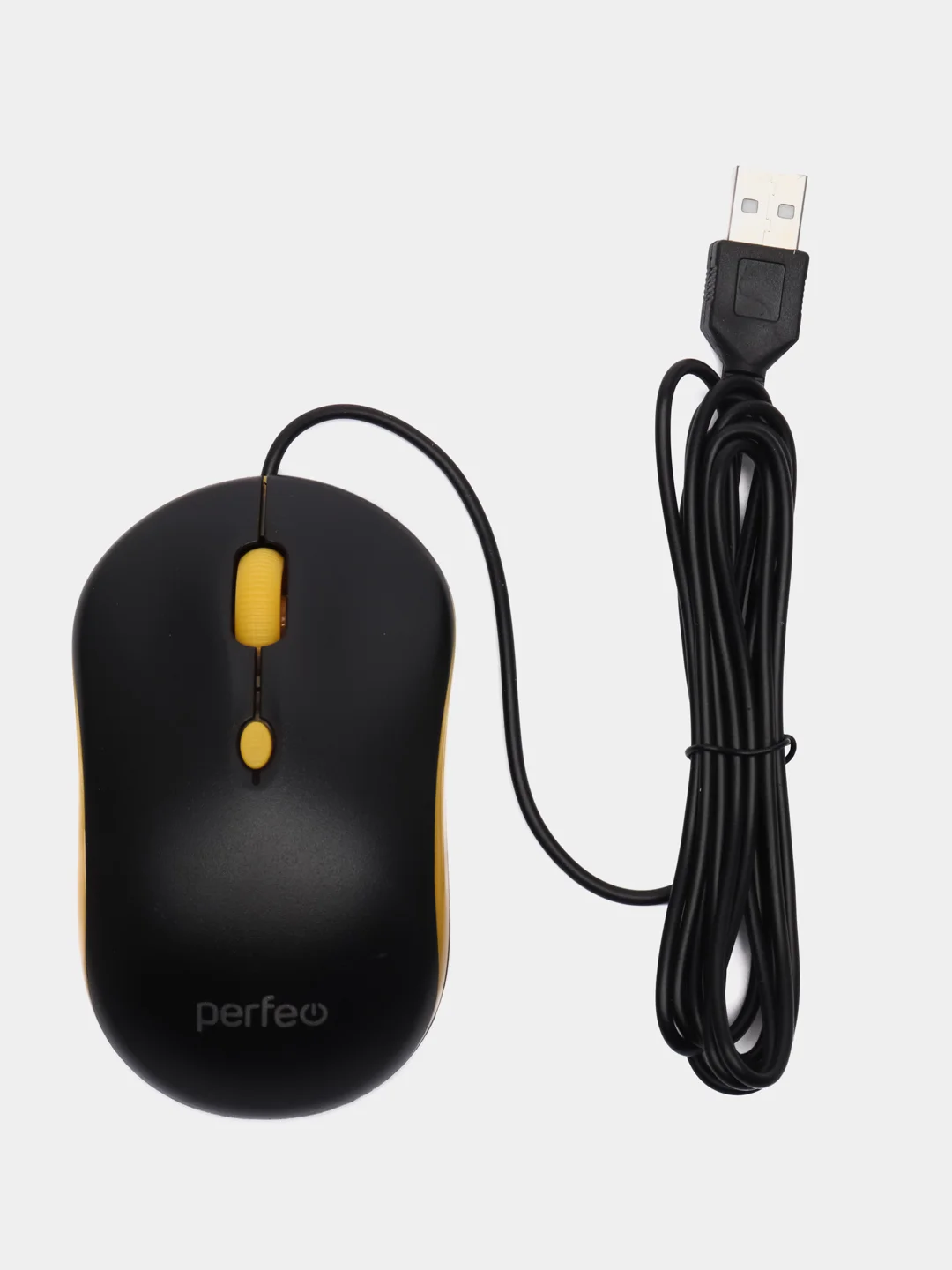Желтый perfeo мышь оптическая "MOUNT", 4 кн, DPI 800-1600, USB, чёрно-голубой / чёрно-жёлтый