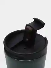 Тёмно-зелёный термокружка для напитков PERFEO с крышкой-поилкой (PFD0203)