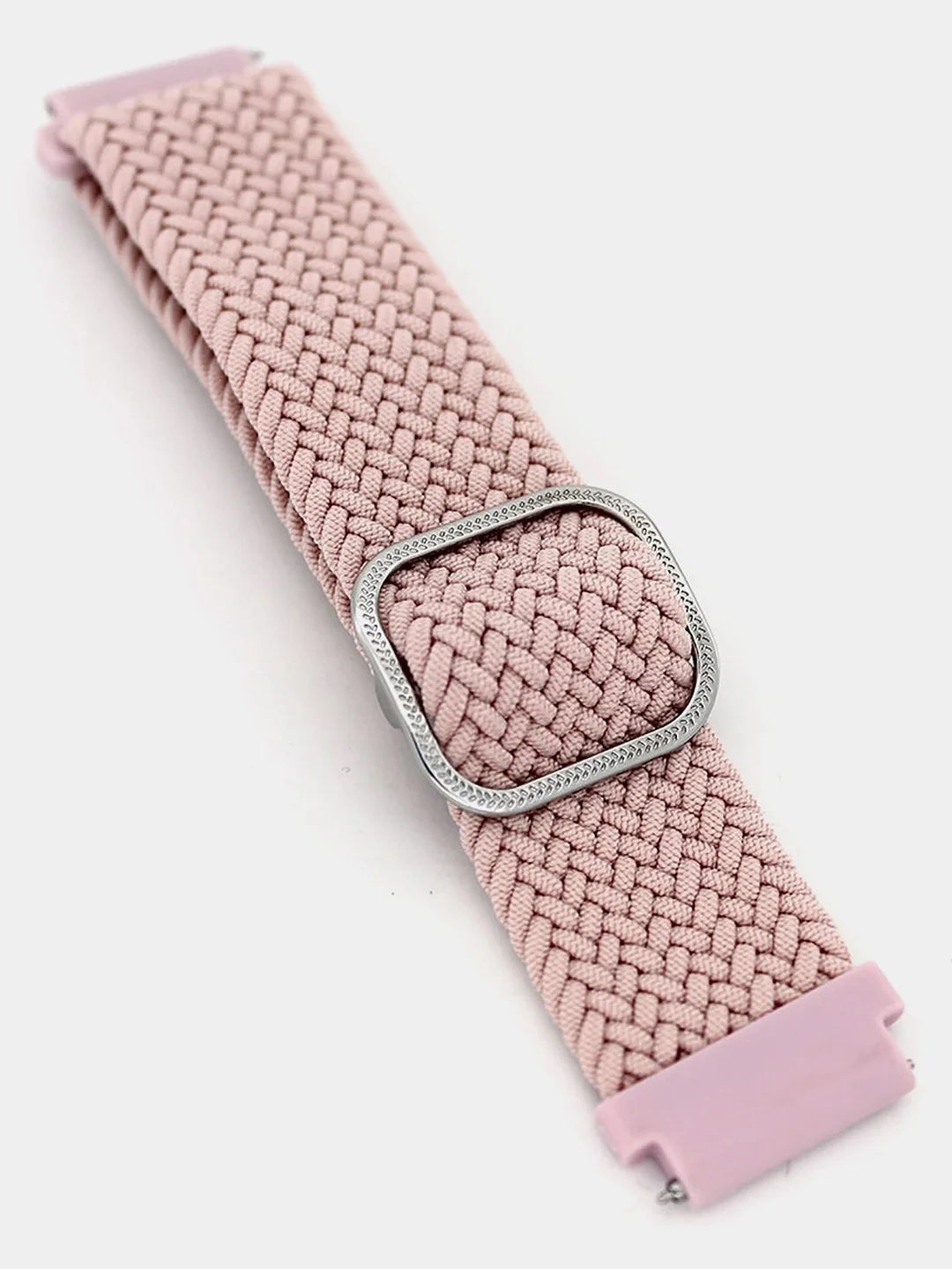 Бежевый плетеный нейлоновый ремешок для Xiaomi Amazfit Bip, Samsung Gear, Huawei Watch, 20 / 22 мм
