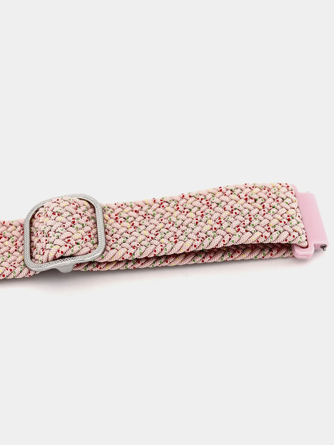 Бежевый меланж плетеный нейлоновый ремешок для Xiaomi Amazfit Bip, Samsung Gear, Huawei Watch, 20 / 22 мм