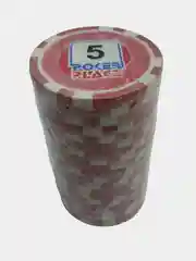 Красный покерные фишки Poker Place 20 штук 14 грамм