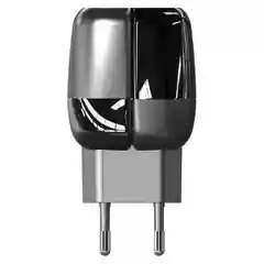 Черный зарядник Зарядка Зарядное устройство Тайп си СЗУ 2USB Charging 2.4A 2 входа блок питания
