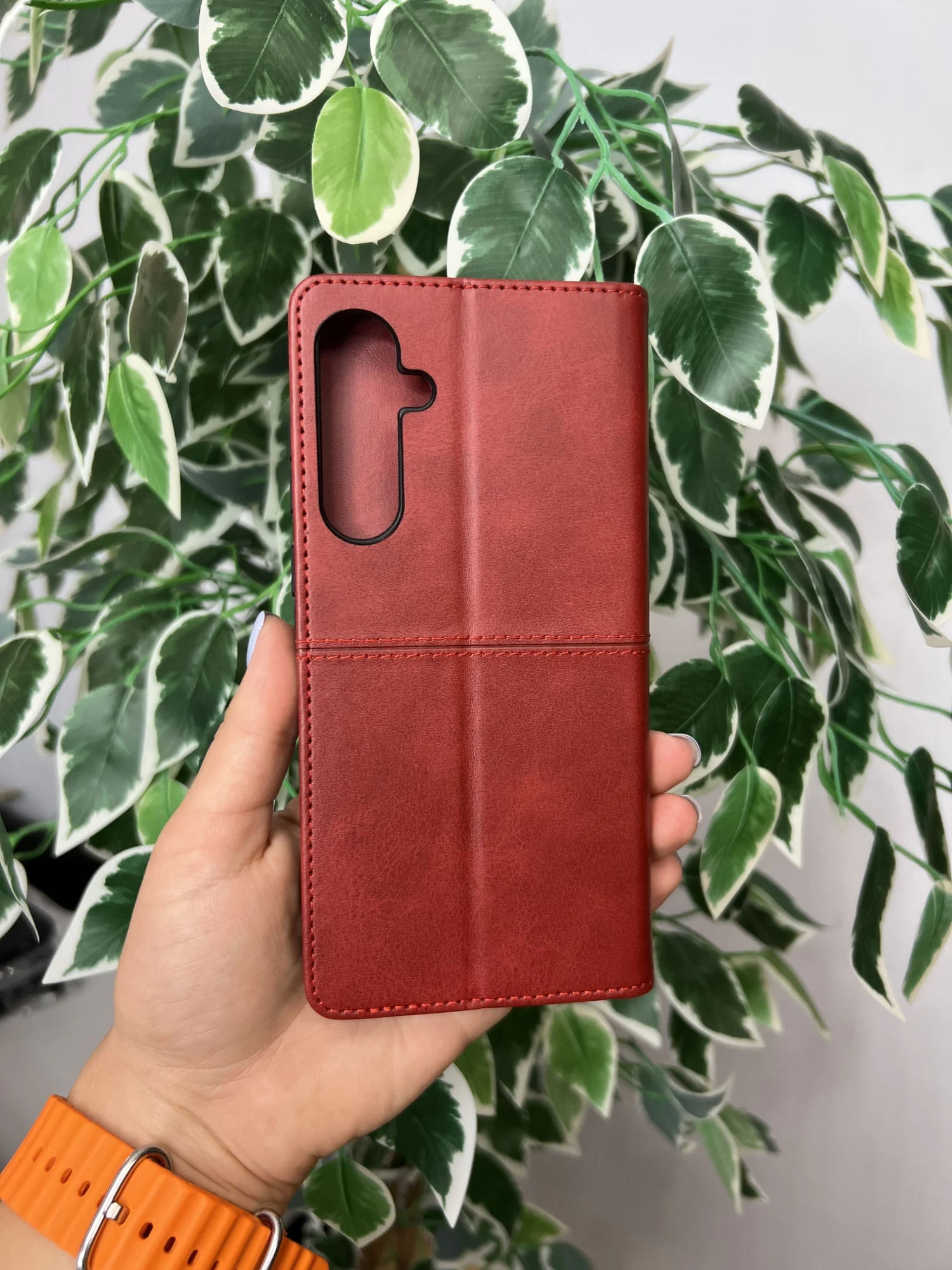 Красный чехол книжка elitcase для Samsung A35 5G / Самсунг А35 5G