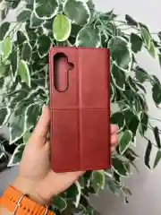 Красный чехол книжка elitcase для Samsung A35 5G / Самсунг А35 5G