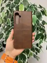 Тёмно-коричневый чехол книжка elitcase для Samsung A35 5G / Самсунг А35 5G