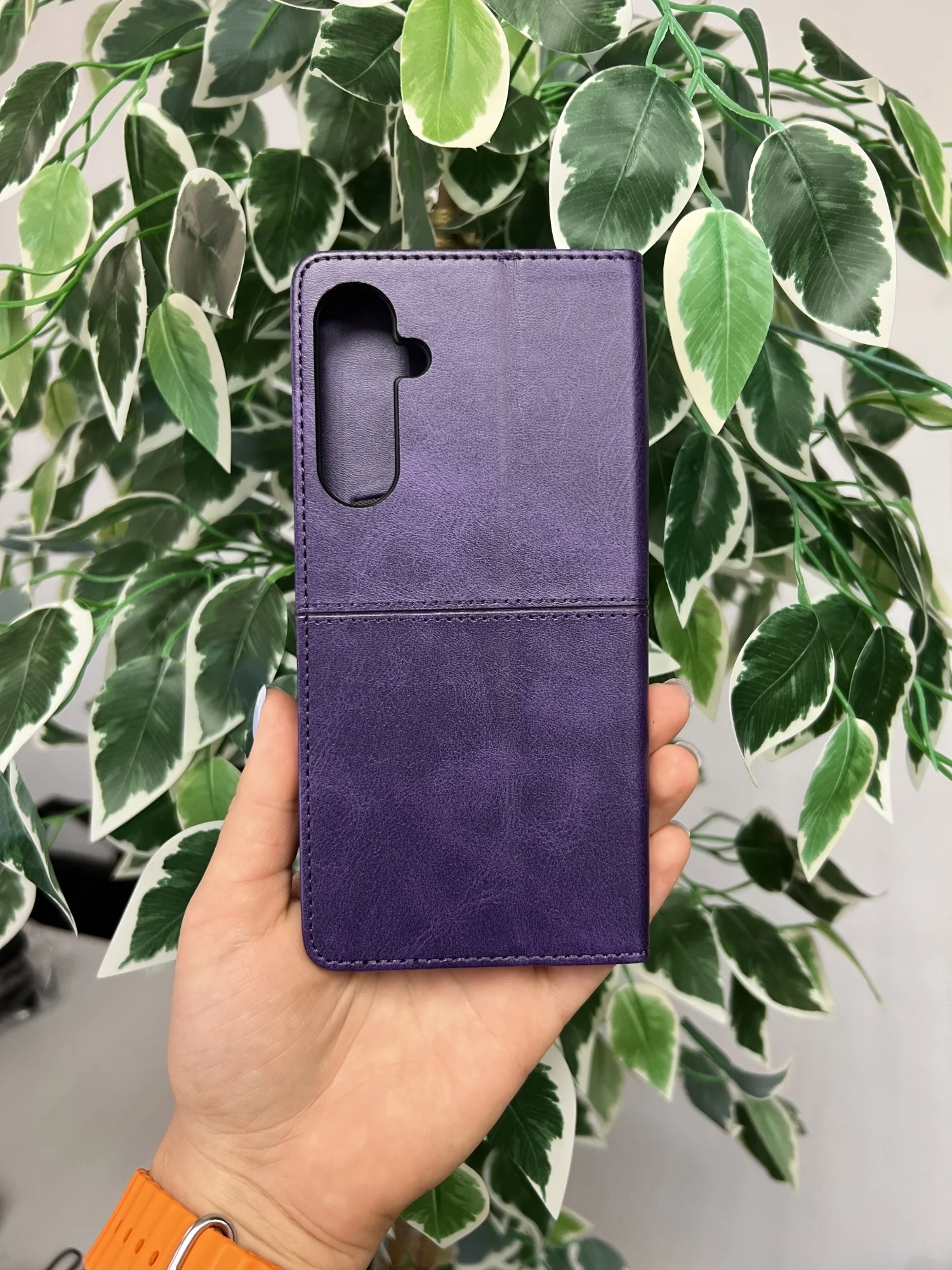 Фиолетовый чехол книжка elitcase для Samsung A35 5G / Самсунг А35 5G